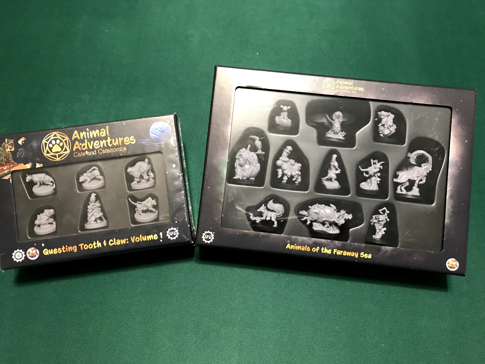 Animal Adventures: Animals of the Faraway Sea + Cats & Catacombs Questing Tooth