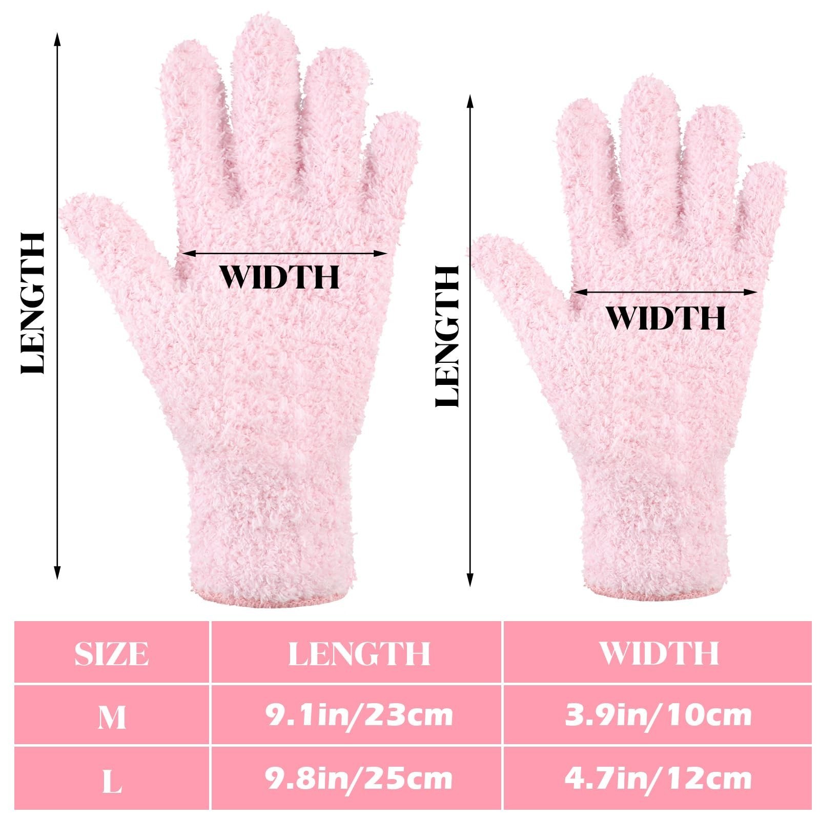 Bencailor 6 Pairs Microfiber Dusting Gloves, Dusting Cleaning Gloves Microfib...