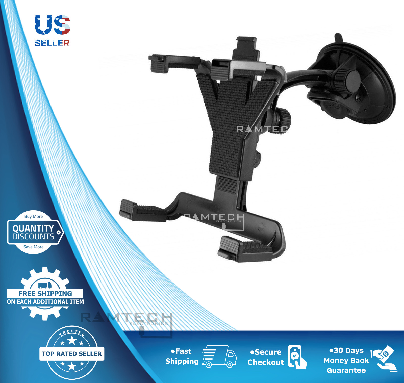 Car Windshield Suction Mount Bracket For Rand McNally Road Explorer 70 GPS -WMB7