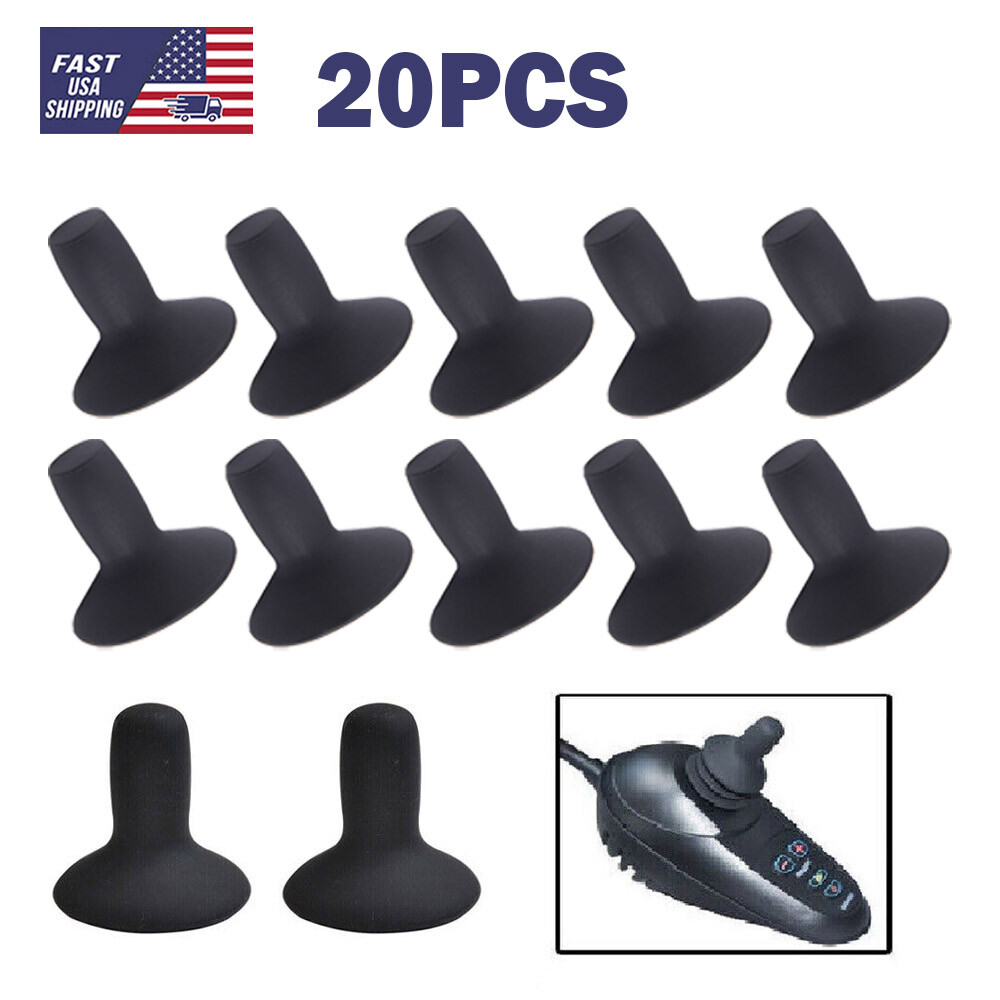 20pcs Rubber Joystick Knob Button For Hoveround Electric Wheelchair Jet