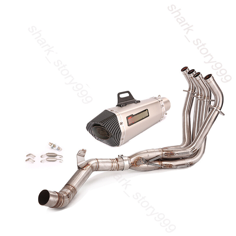 For Kawasaki Z900 2017-2023 Full Exhaust Set Header Pipe Slip On Muffler Steel