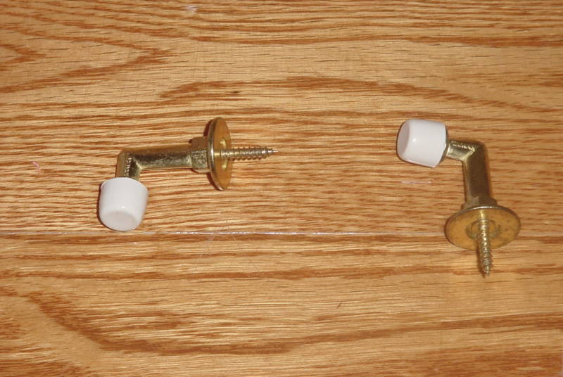 **** Brass Finish Doorstops 3 for $1.00 ****