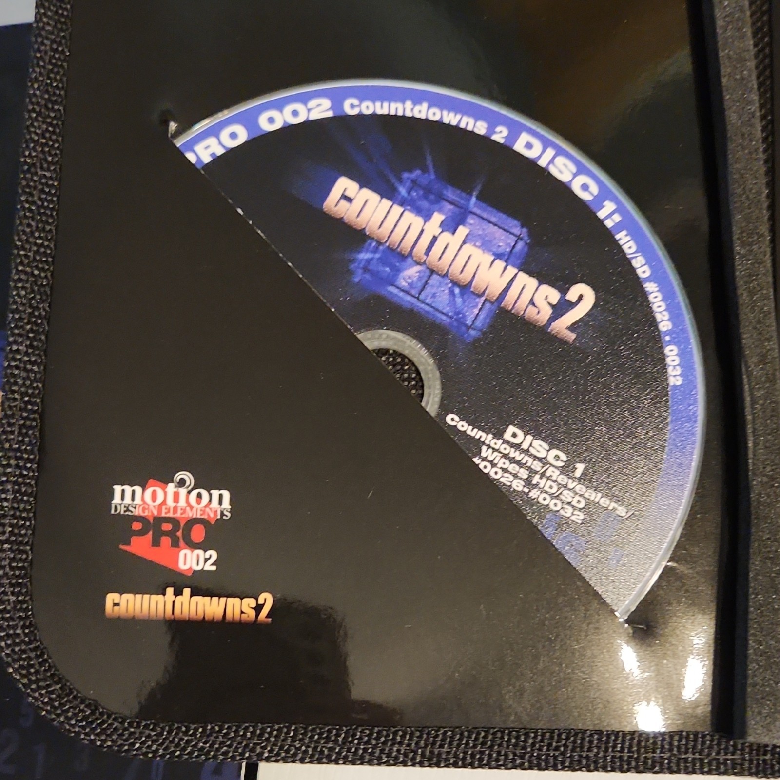 Digital Juice Motion Design Elements Pro 002 Countdowns 2 2-Disc CD Set