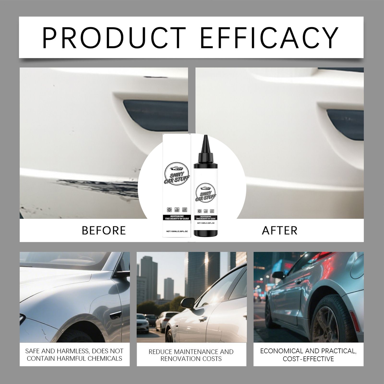 Car Coating Agent Waterproof Coating Spray Polishing Agent Dustproof Care Agent