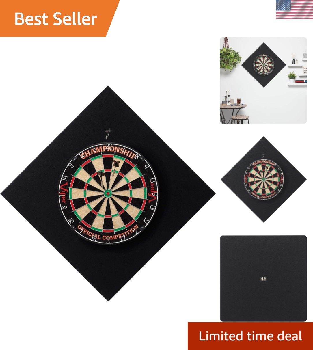 Viper EVA V-Foam Dartboard Surround Wall Protector