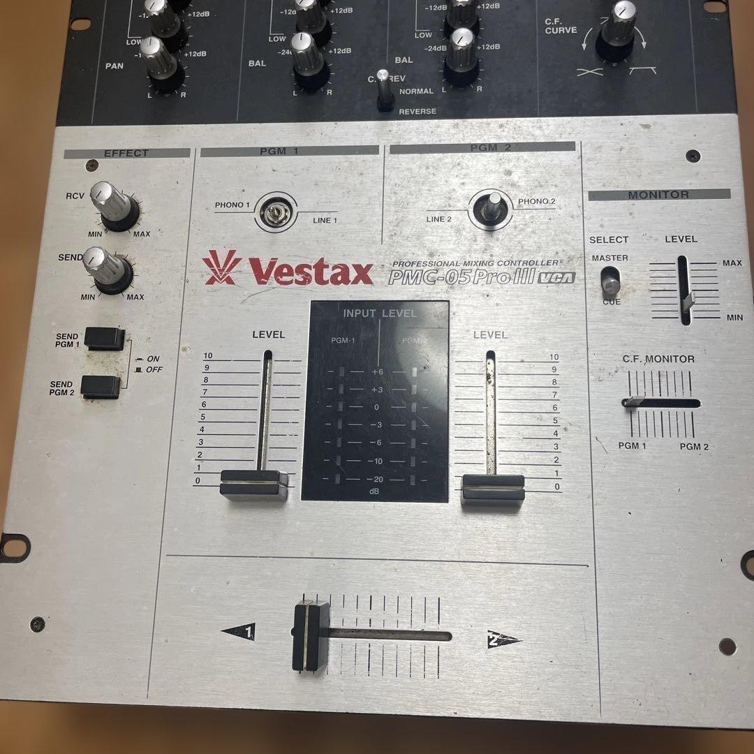 REPAIRS Vestax Pmc-05 Pro III 3 2 Channel DJ Mixer