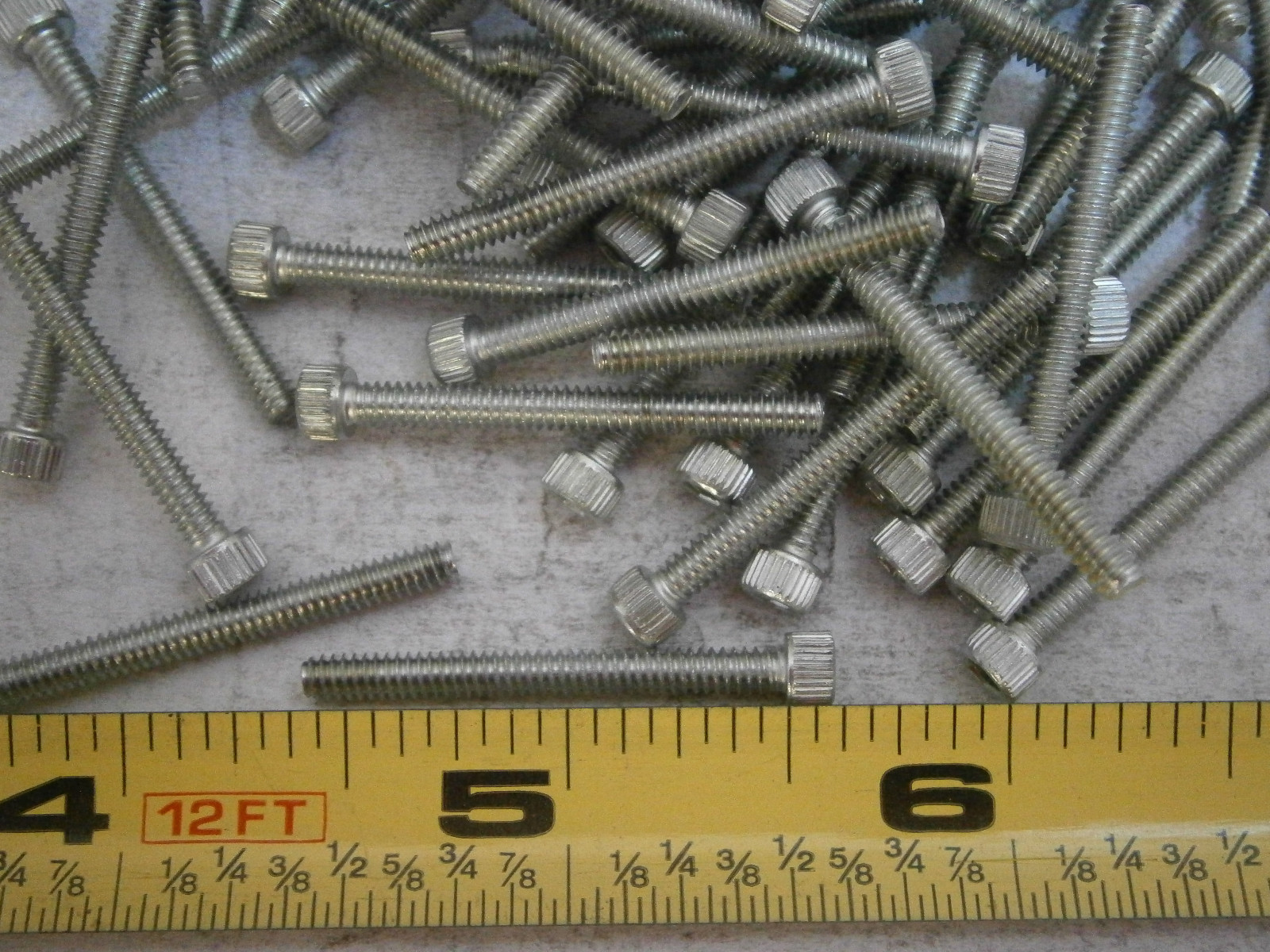 Cap Screw 4/40 x 1-1/8" Long Socket Head Alloy Steel Zinc Plated Lot of 50 #1732