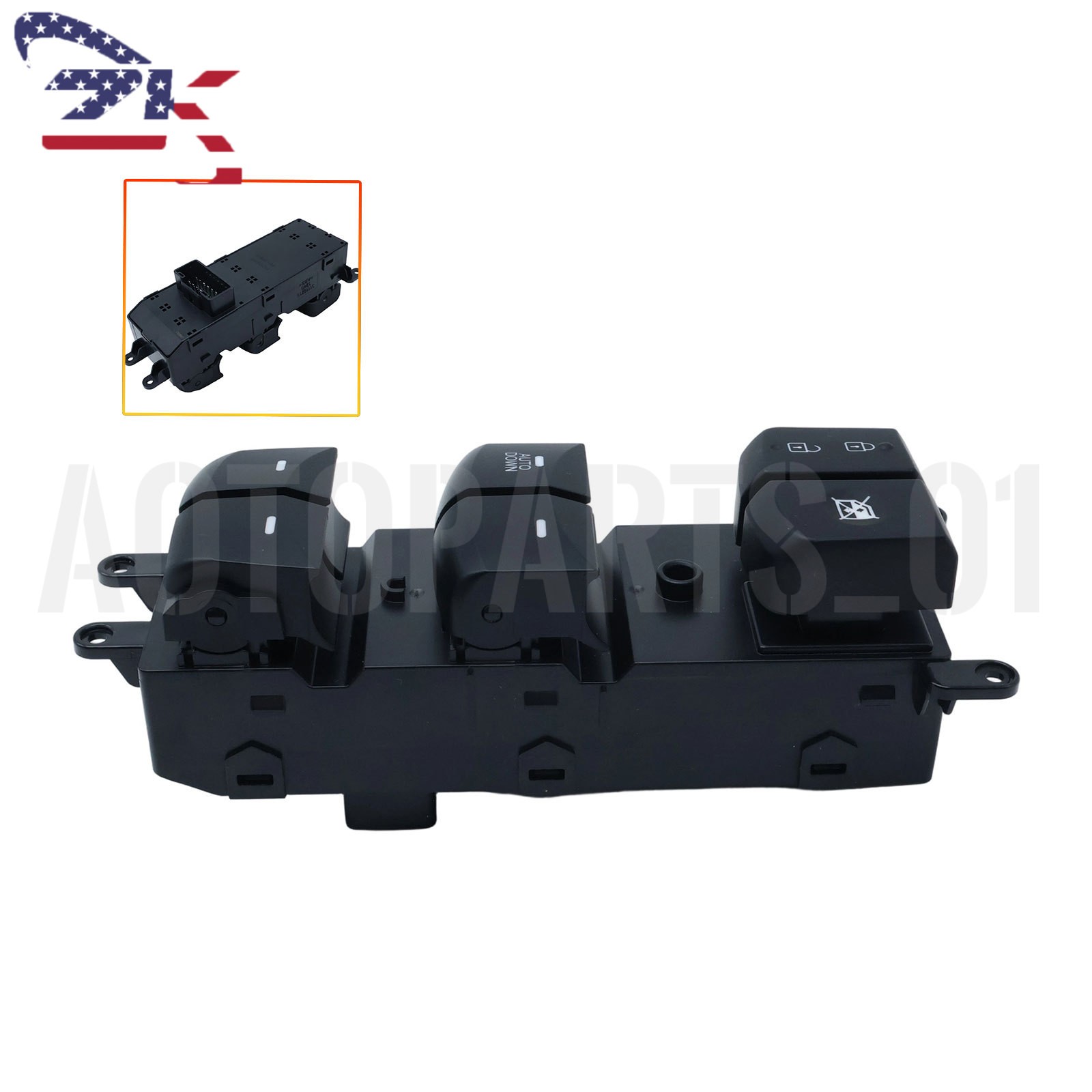 Fit 2013-2017 Hyundai Elantra GT Front Master Power Window Door Switch AUTO DOWN