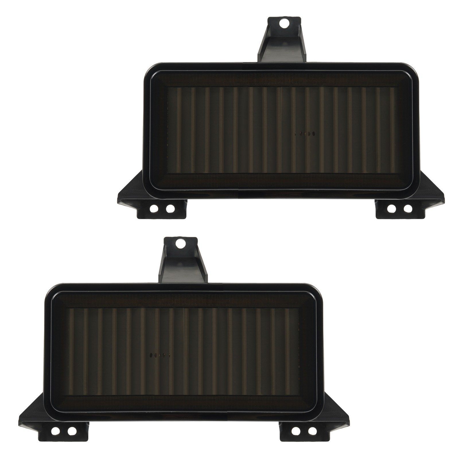 For 83-88 Chevrolet GMC Pickup Truck Smoked Switchback LED Turn Signal Lights