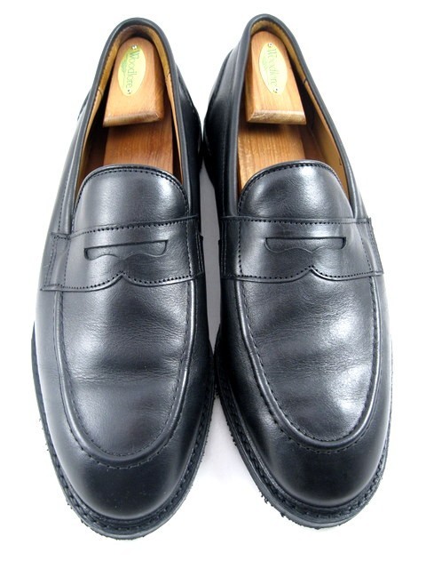 Allen Edmonds "RANDOLPH" VERSE  Men's Slip-On Penny Loafers 10 EEE Black (768N)