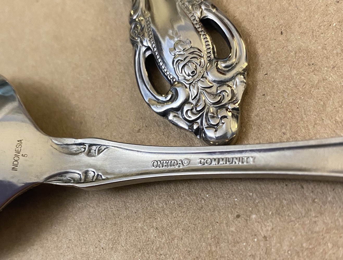 3 Oneida Community Brahms Stainless 6 7/8” Round Gumbo Soup Spoon Flatware
