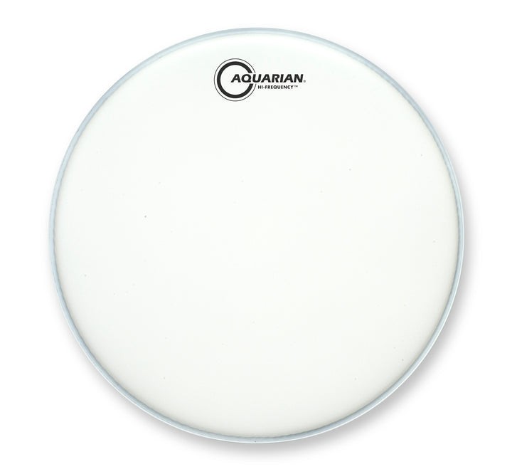 Aquarian Hi-Frequency White Texture Coated 7mil Single Ply Drumhead 10"