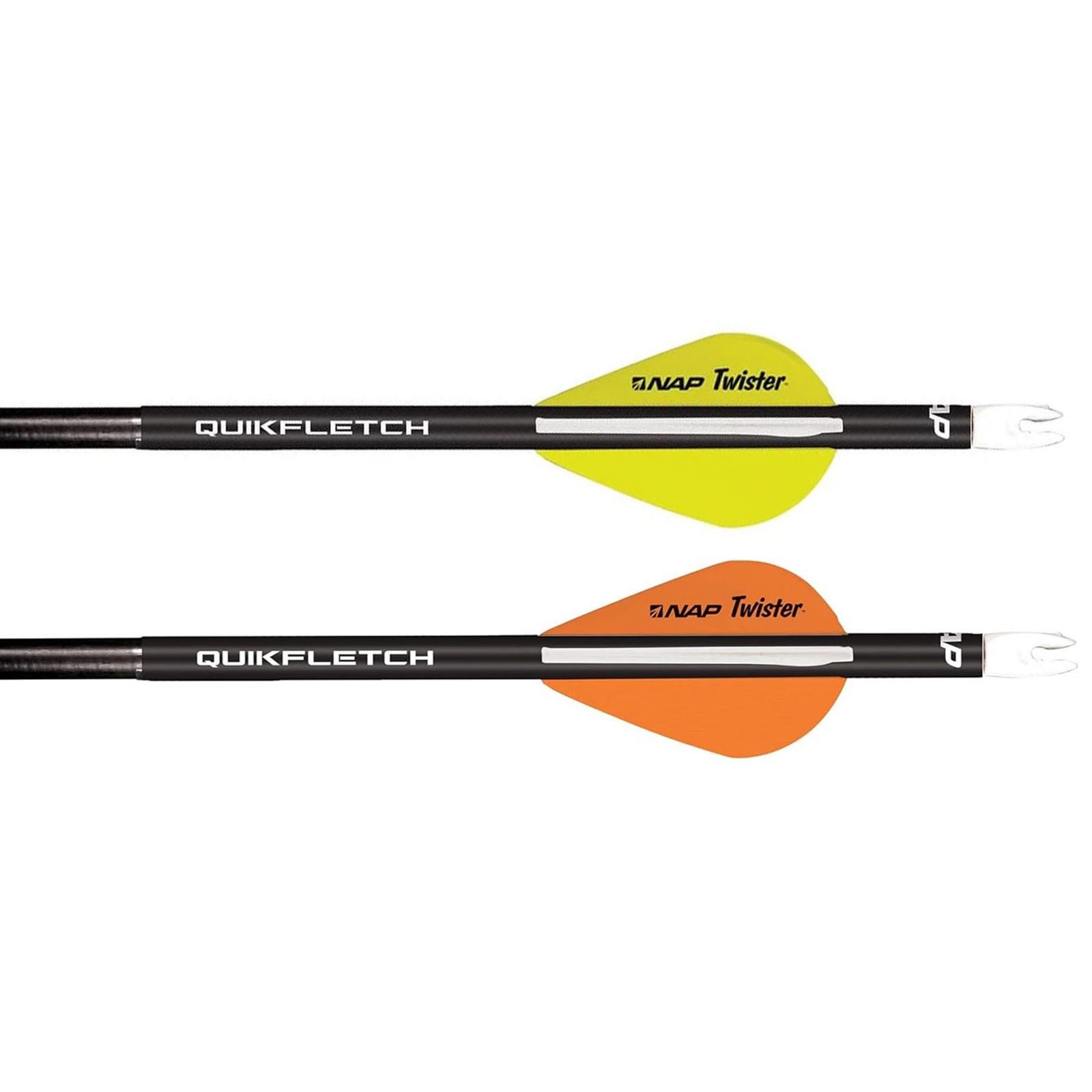 New Archery Products Quikfletch 2" Twister Black Tube