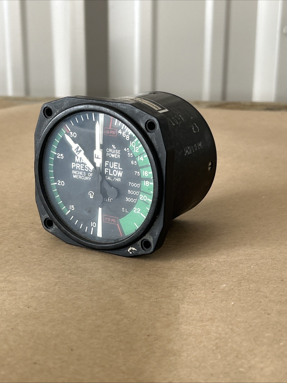 Beechcraft Manifold Pressure And Fuel Flow