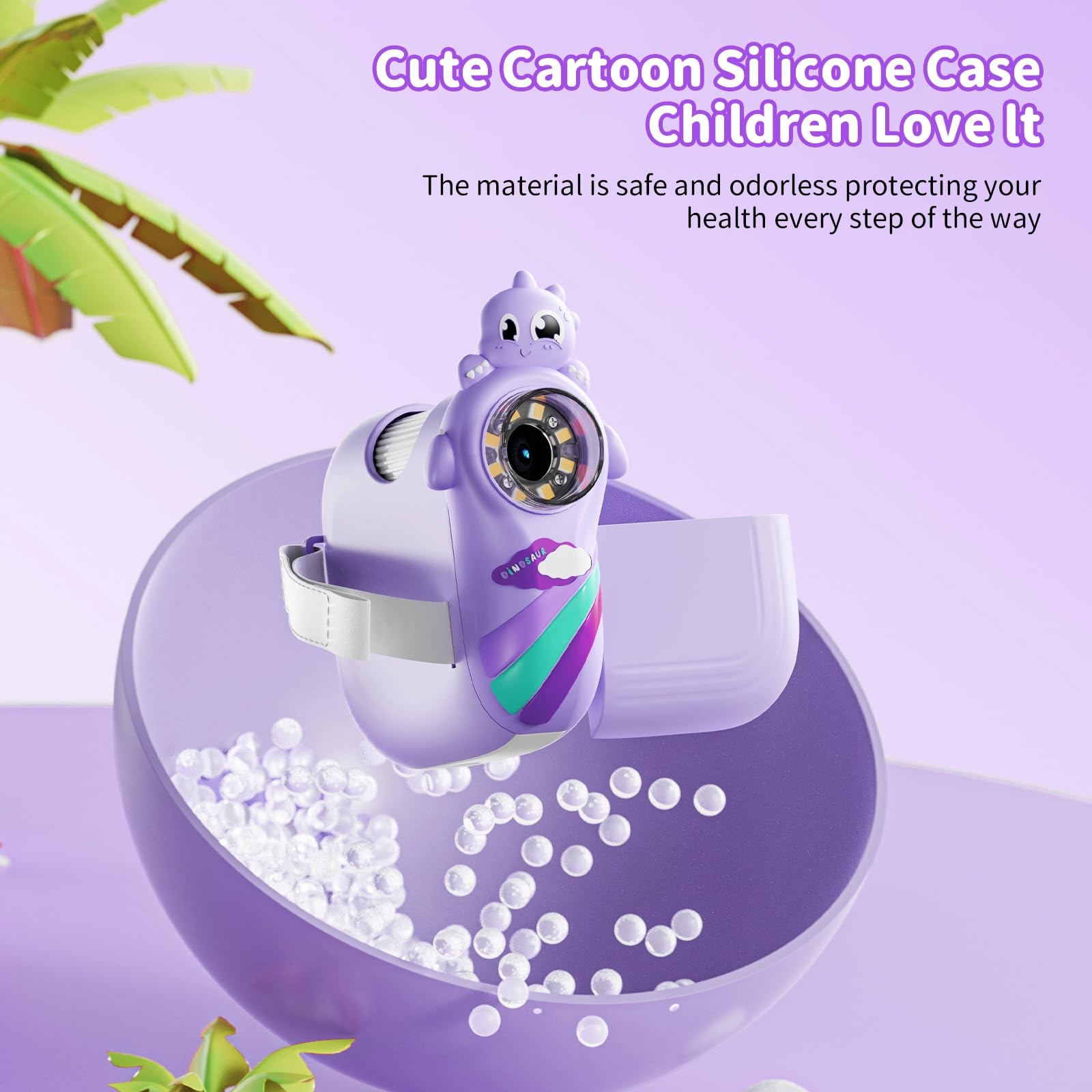 Microscope for Kids - 1080P Handheld Digital Portable Purple