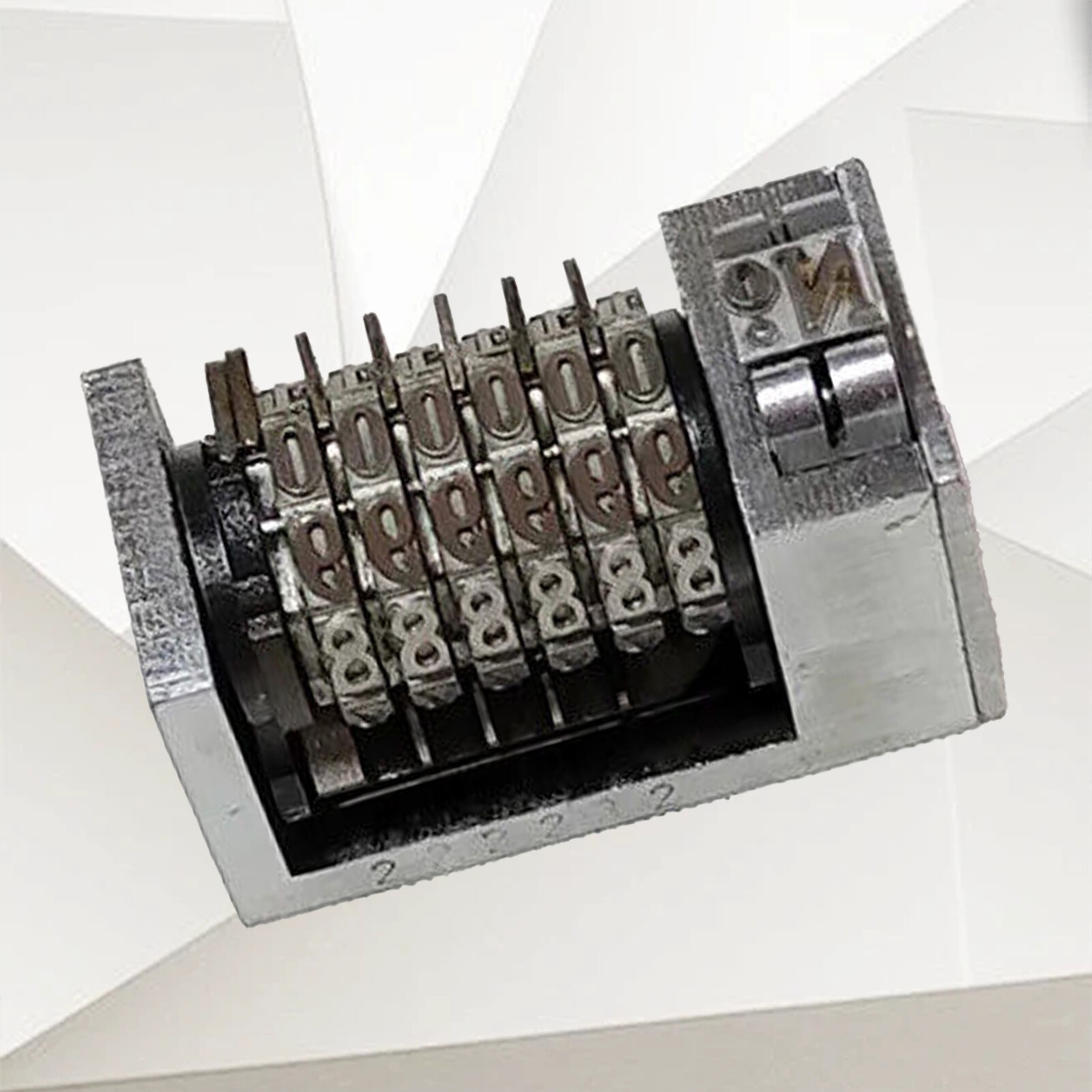 Rotary 6 Digit Numbering Machine 4X8 Backward Printing For Printer Letterpress--