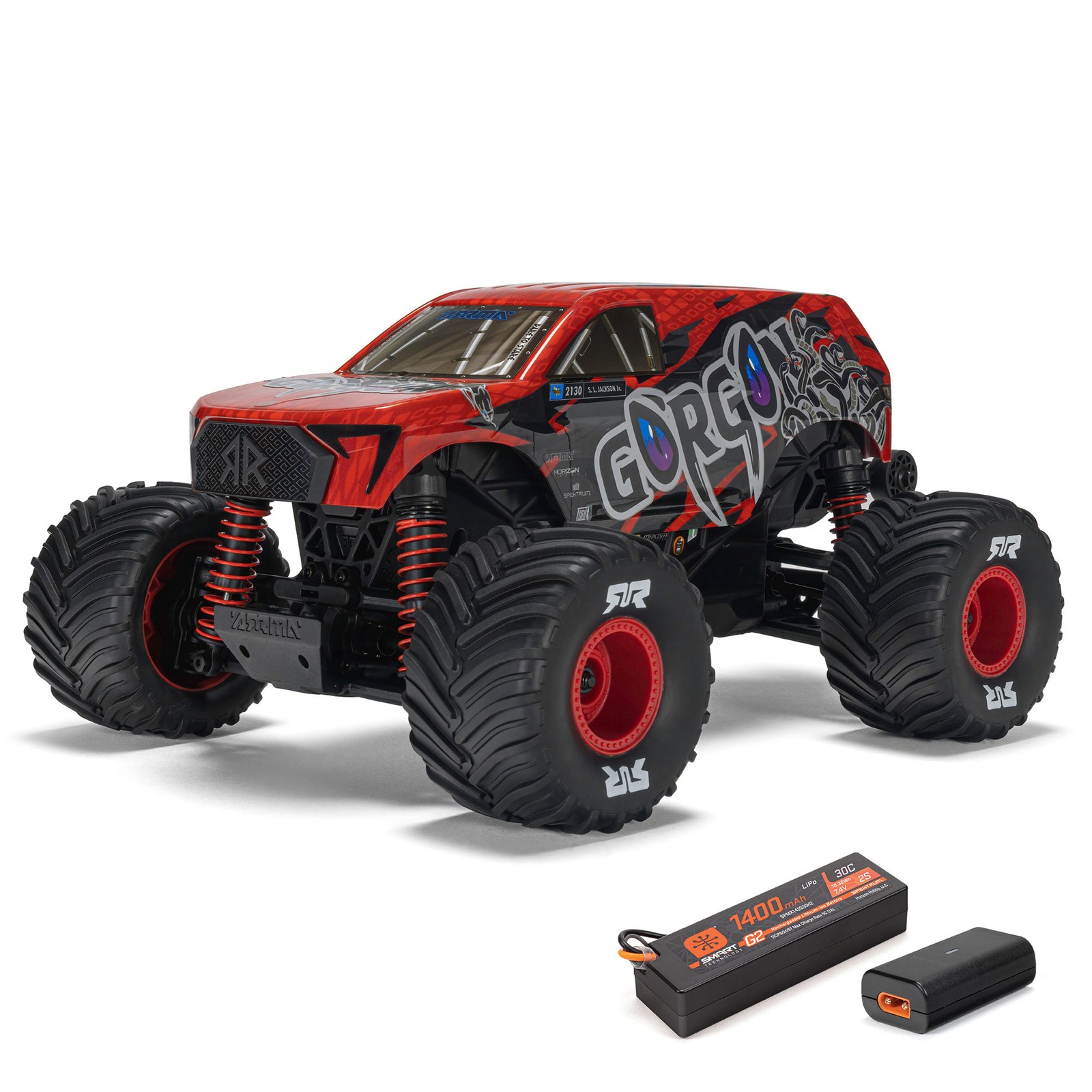 ARRMA 1/16 GORGON GROM 4X4 RTR Brushed Monster Truck Battery & Charger Included
