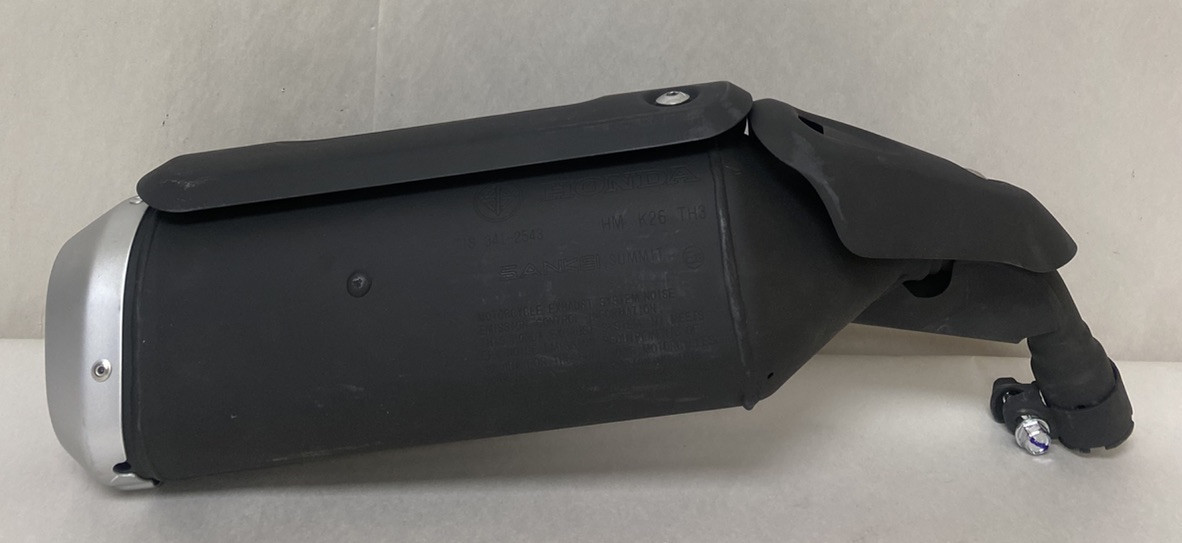 Honda OEM Sankei Summit Exhaust Muffler, Black  #TIS 341-2543 HM K26 TH3 #L77