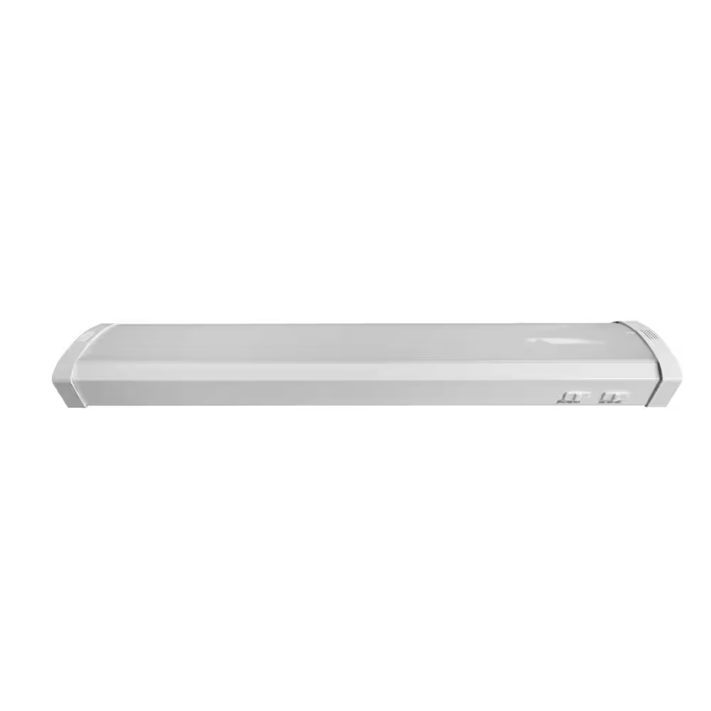 1-Pack 2 Ft. Adjustable Lumen Integrated LED White Slim Wraparound Light 3CCT