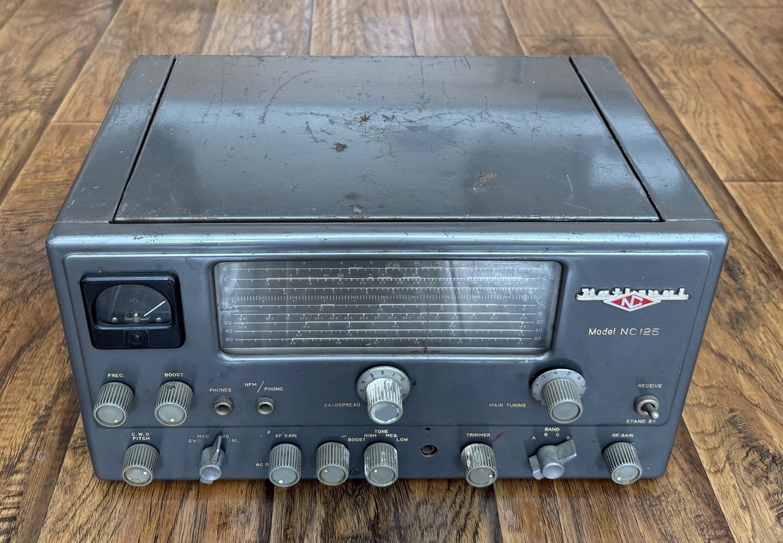 Parts/Repair Only — Must Read Description — National NC-125 Ham Radio Receiver