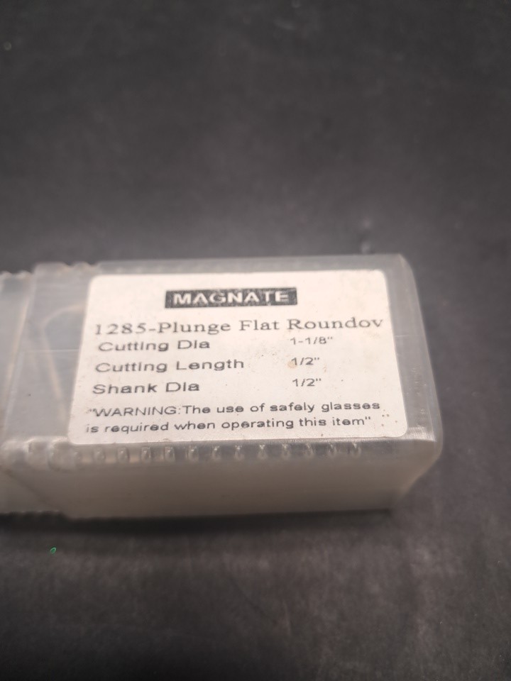 ❤️ Magnate 1285  Plunge Flat Roundover Router Bit See Description For Size-New