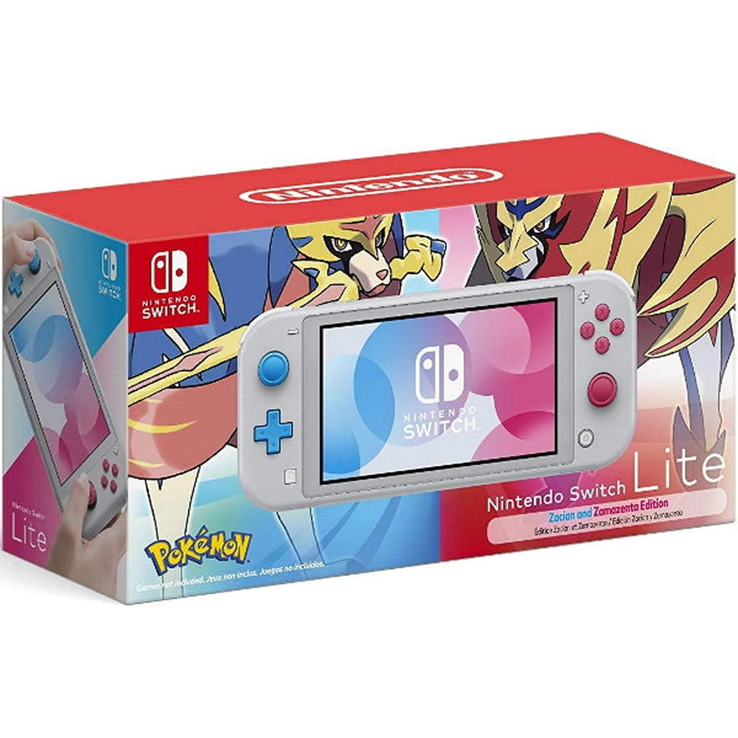 Nintendo Switch Lite Console - Zacian & Zamazenta Limited Edition [Nintendo Swit