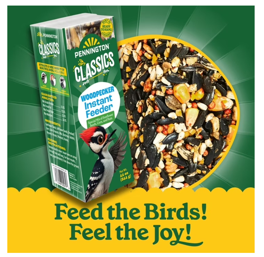 Pennington Classics Woodpecker Bar Instant Feeder 11 ounce