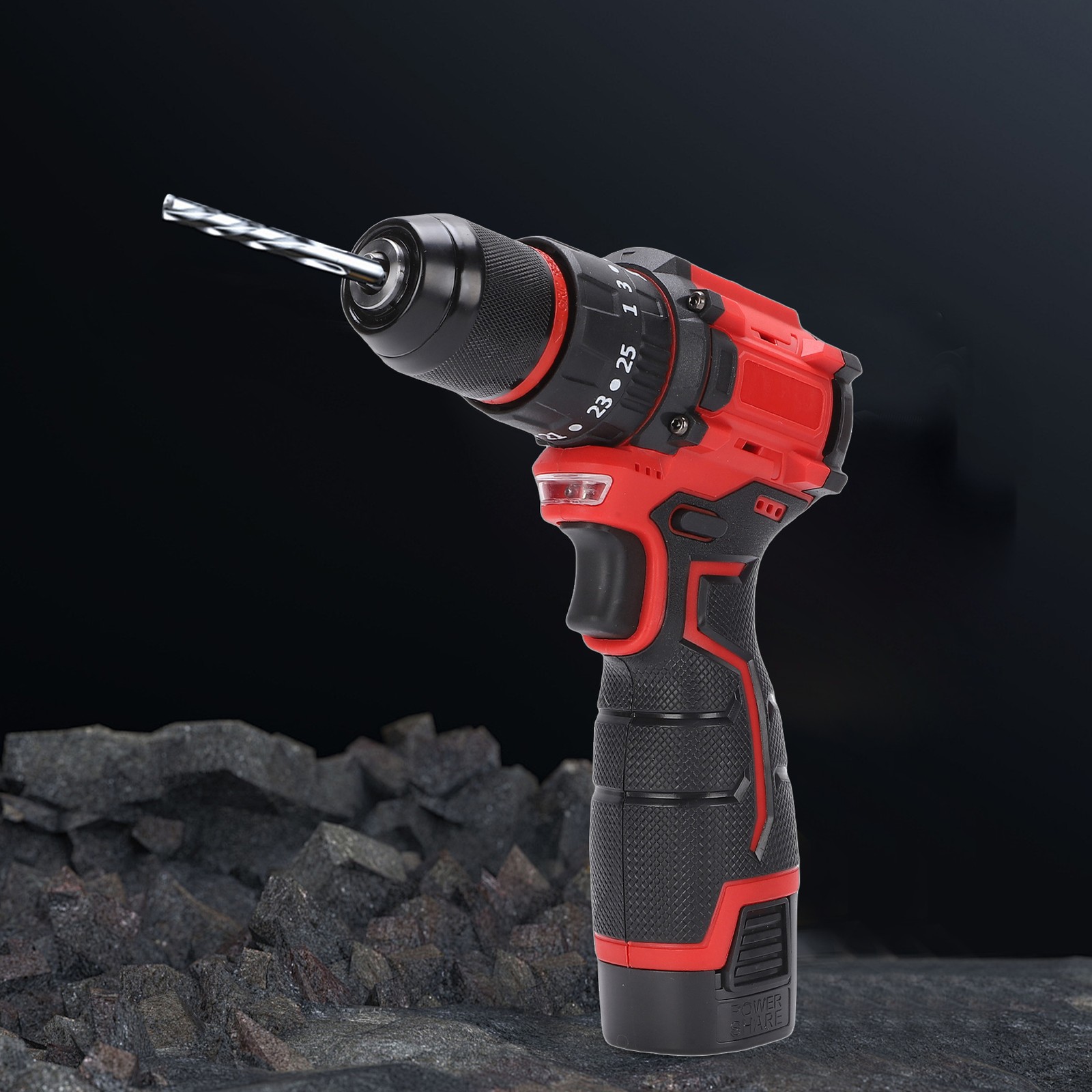Cordless Drill Combo Kit 16.8V Brushless Design LED Work Light Drill Driver Kit