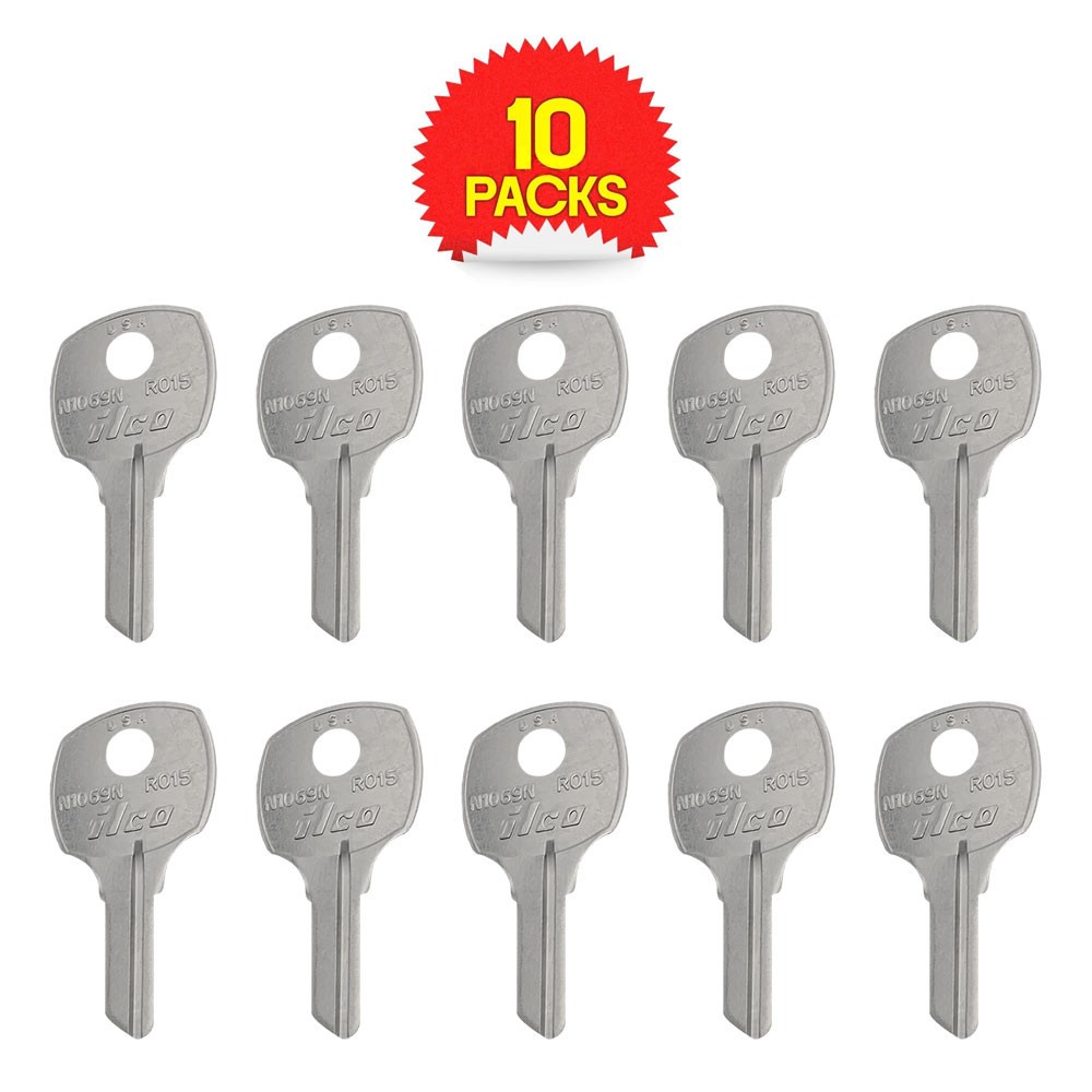 RO15 / N1069N Key Blank Nickel