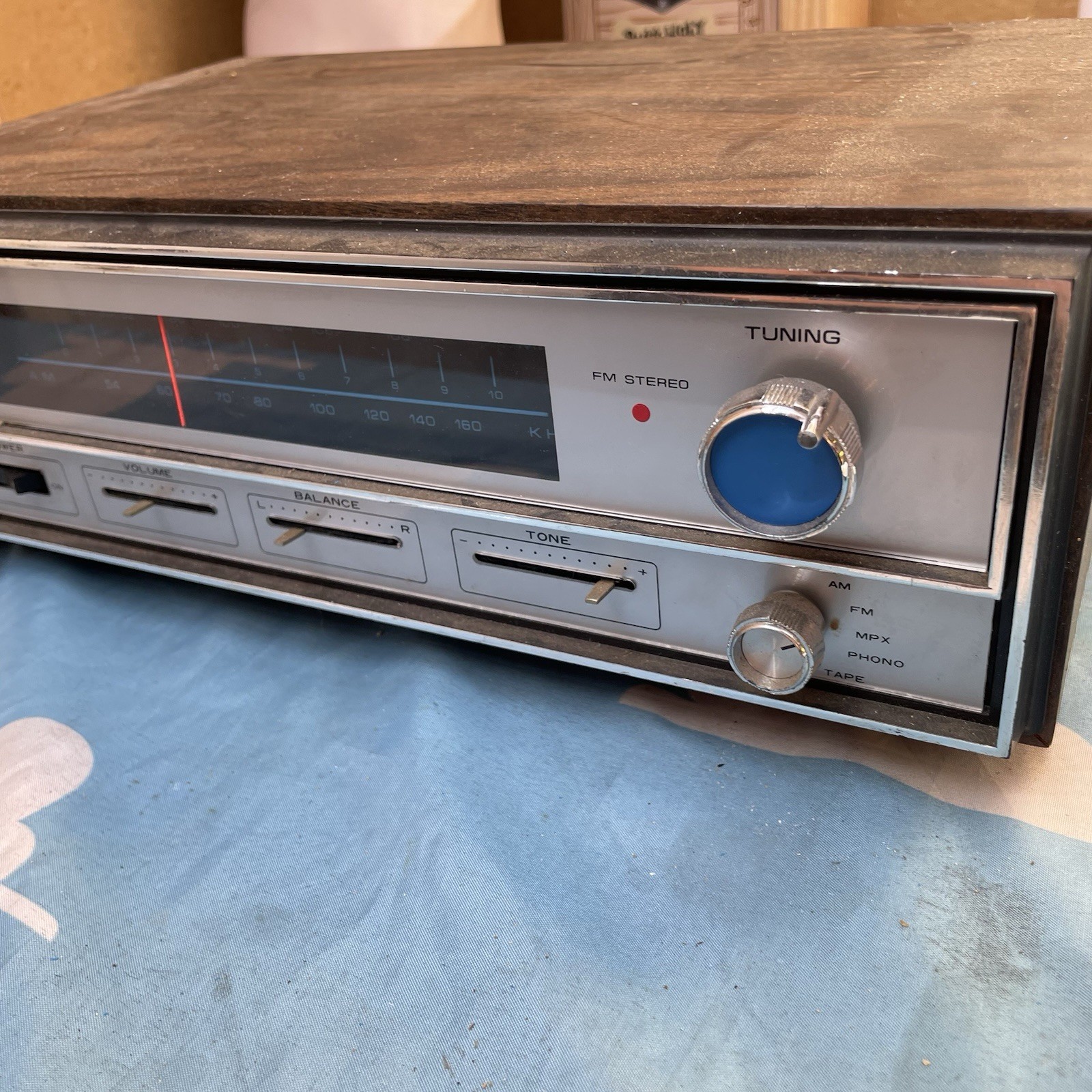 VINTAGE FEDERAL AM FM SOLID STATE STEREO RECEIVER MODEL DS-400