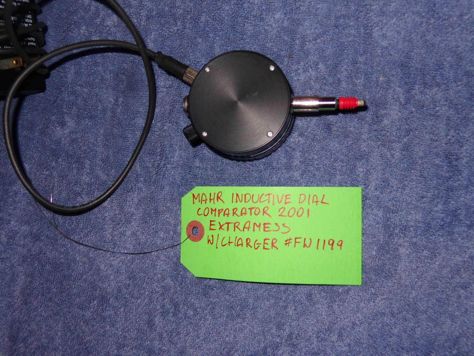 MAHR INDUCTIVE DIAL COMPARATOR EXTRAMESS 2001 W/CHARGER #FW1199