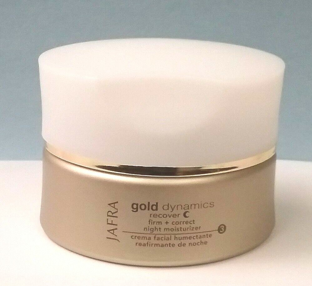 Jafra Gold Dynamics Firm + Correct Night Moisturizer 1.7oz NEW & SEALED