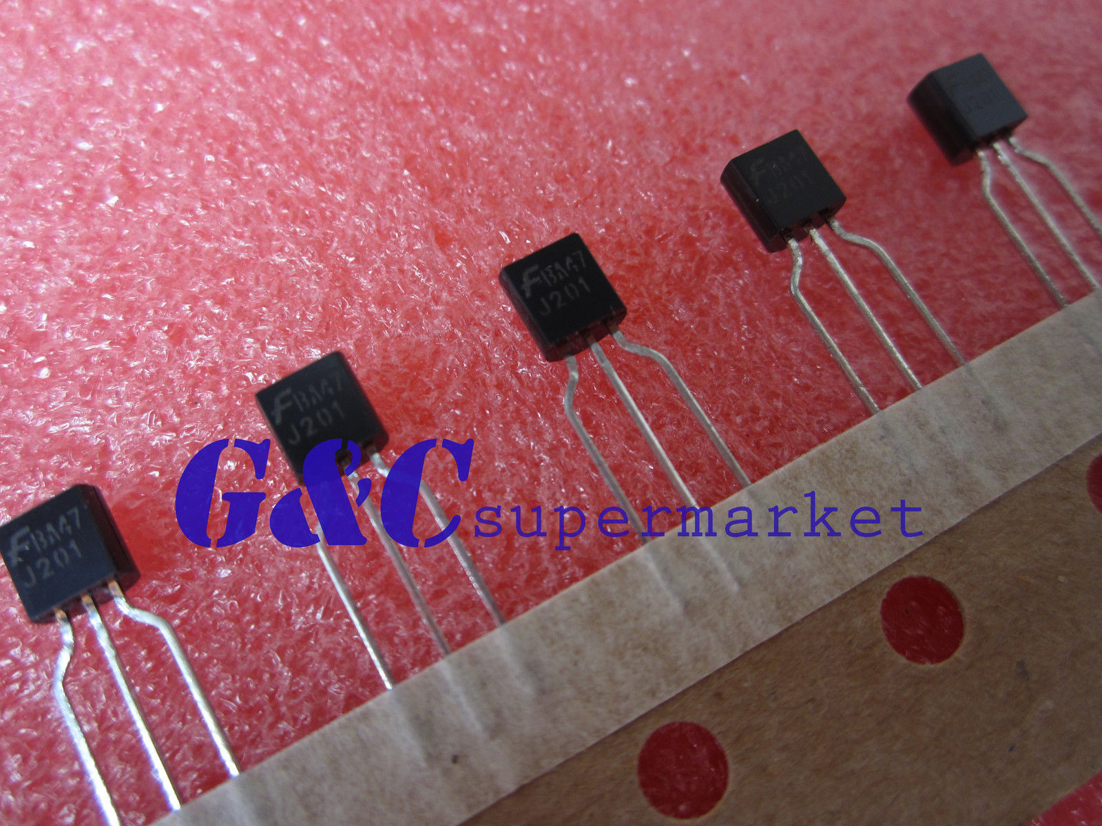 10PCS J201 JFET N-Channel Transistor 50A 40V TO-92