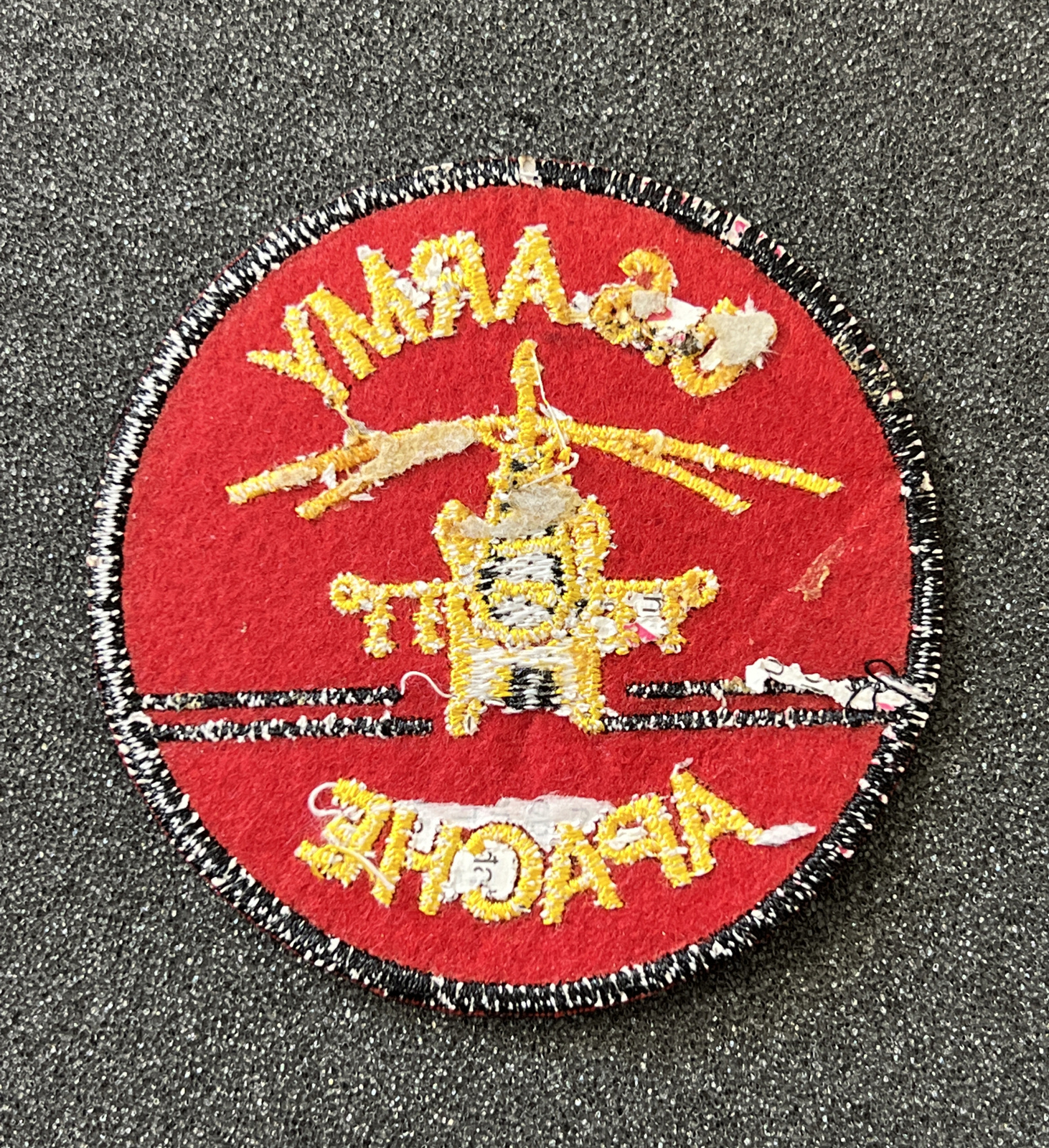 US Army Apache Helicopter Patch
