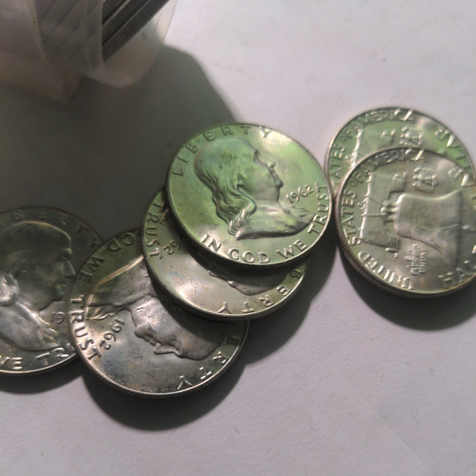 1962-D Franklin Half Dollar half BU Uncirculated  (1 COIN)