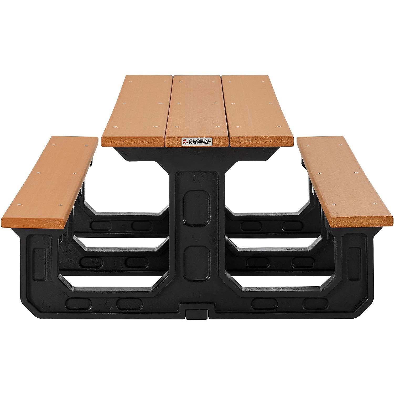 Global Industrial Outdoor 6' Rectangular Picnic Table Recycled Plastic with