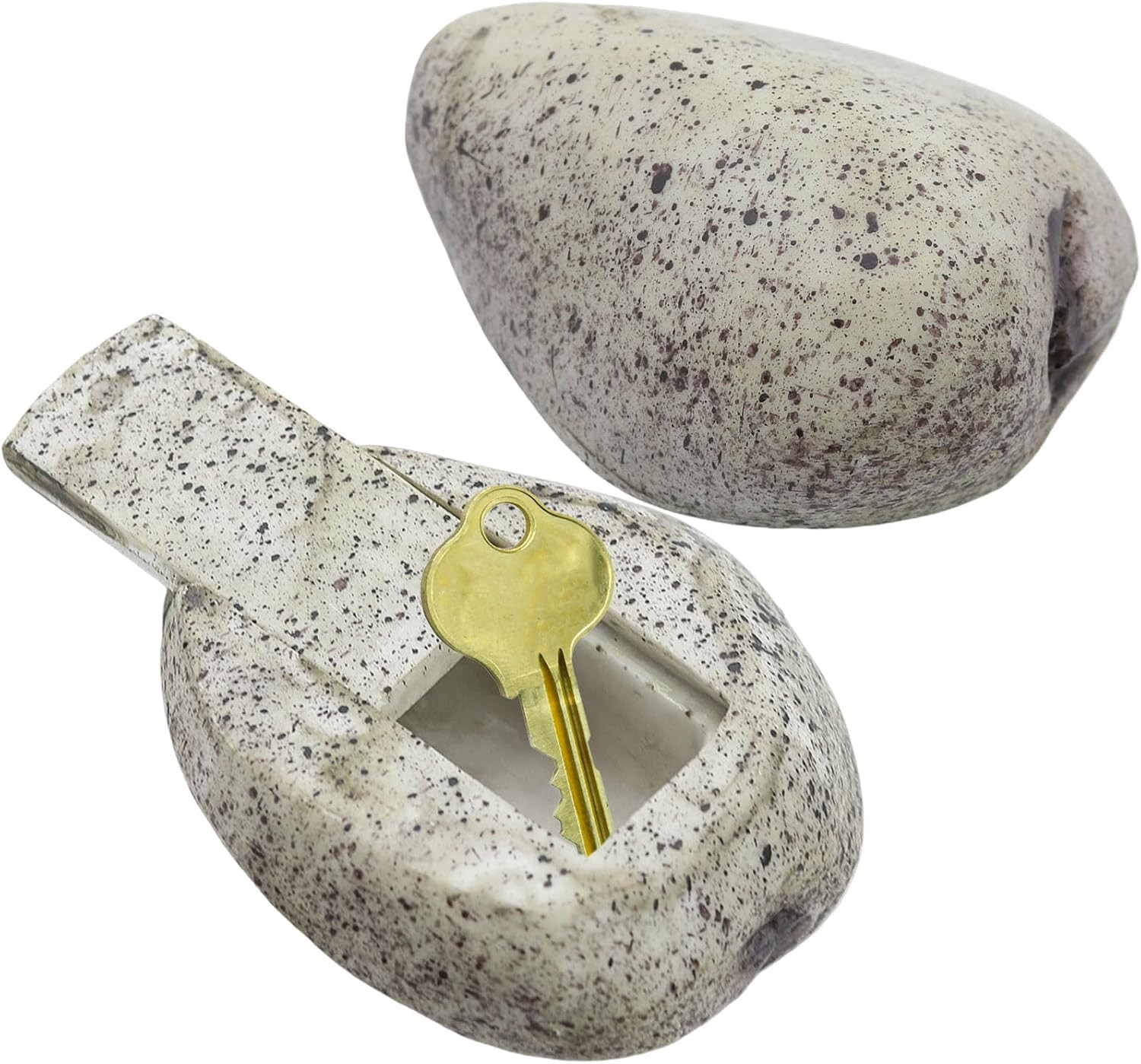 Key Rock Hiders Outside, Fake Rock Key Hider Decoration,Waterproof and Safe for