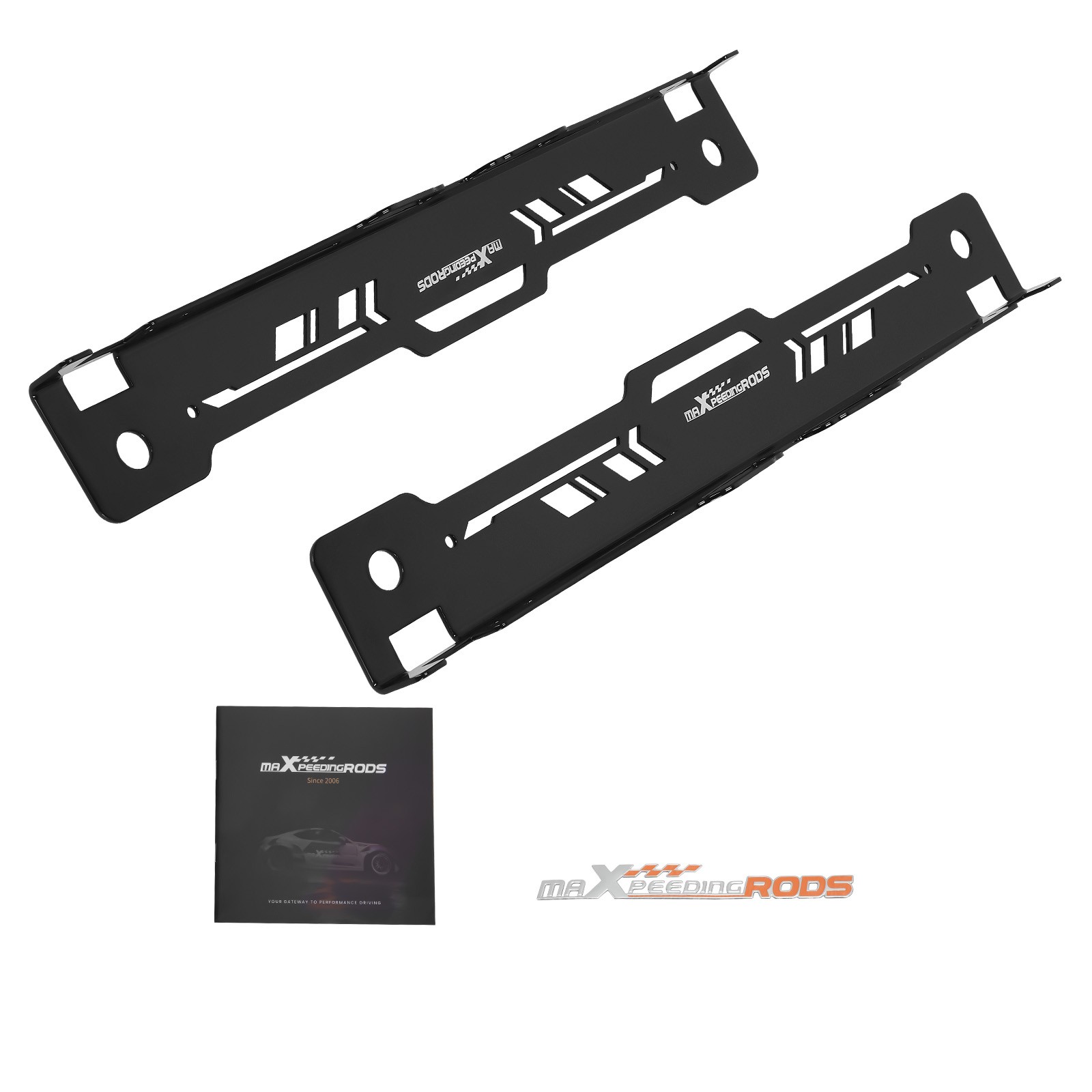 2PCS HEAVY DUTY WHEEL ALIGNMENT TOOL KIT - BLACK TOE ALIGNMENT TOOL PLATES