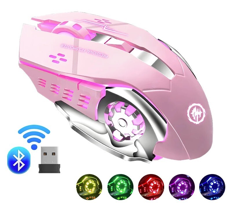 Rechargable Wireless Gaming Bluetooth Mouse