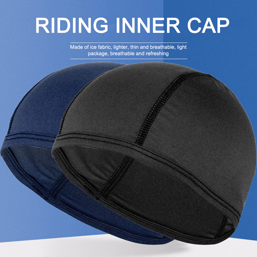 Cooling Skull Cap Helmet Liner Beanie Mesh Cycling Running Hat Fits Under Helmet