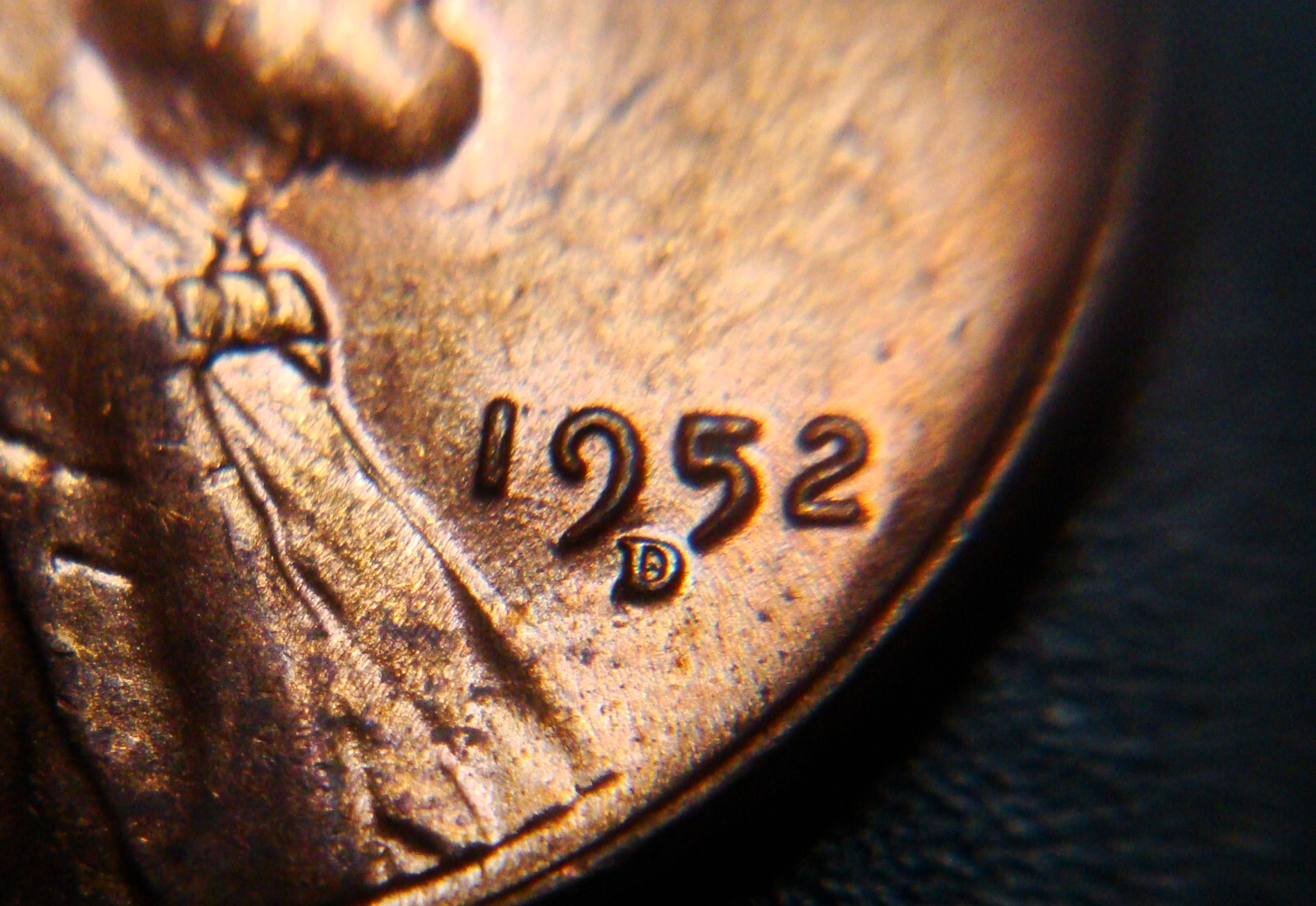 1952-D/D Lincoln Wheat Cent - Coneca RPM-019 - Red - BU