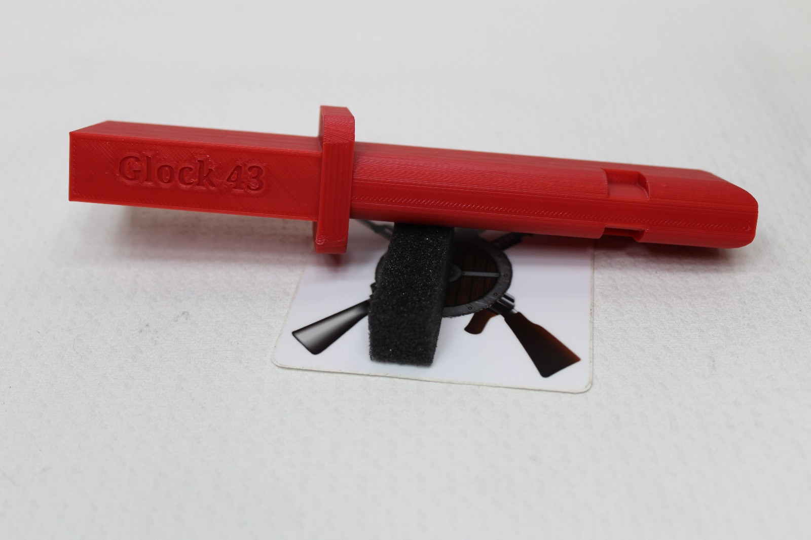 Glock 43X, 48 Vise Slide Block for Gunsmiths 3D Printed Non-Marring