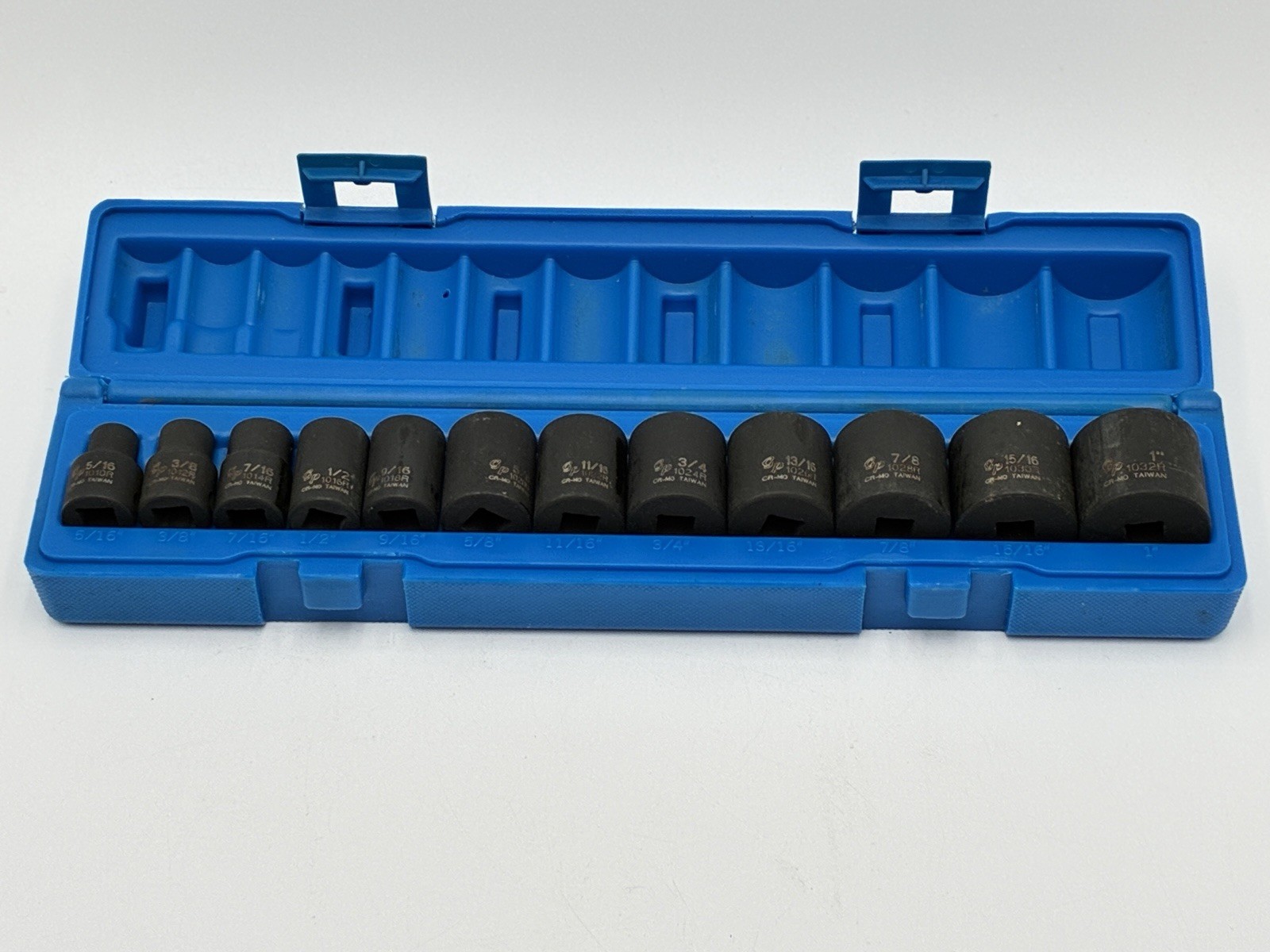 Grey Pneumatic 1213 3/8" Drive 12-Piece Standard Socket Set GP Tool 5/16” - 1”