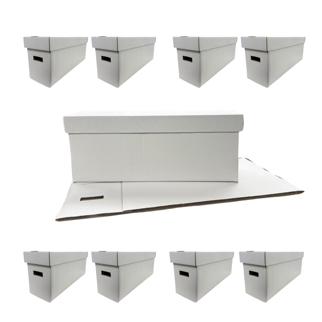 10 Long Comic Book Box • Comic Storage Boxes Holds 200–225 Comics Box Woodhaven