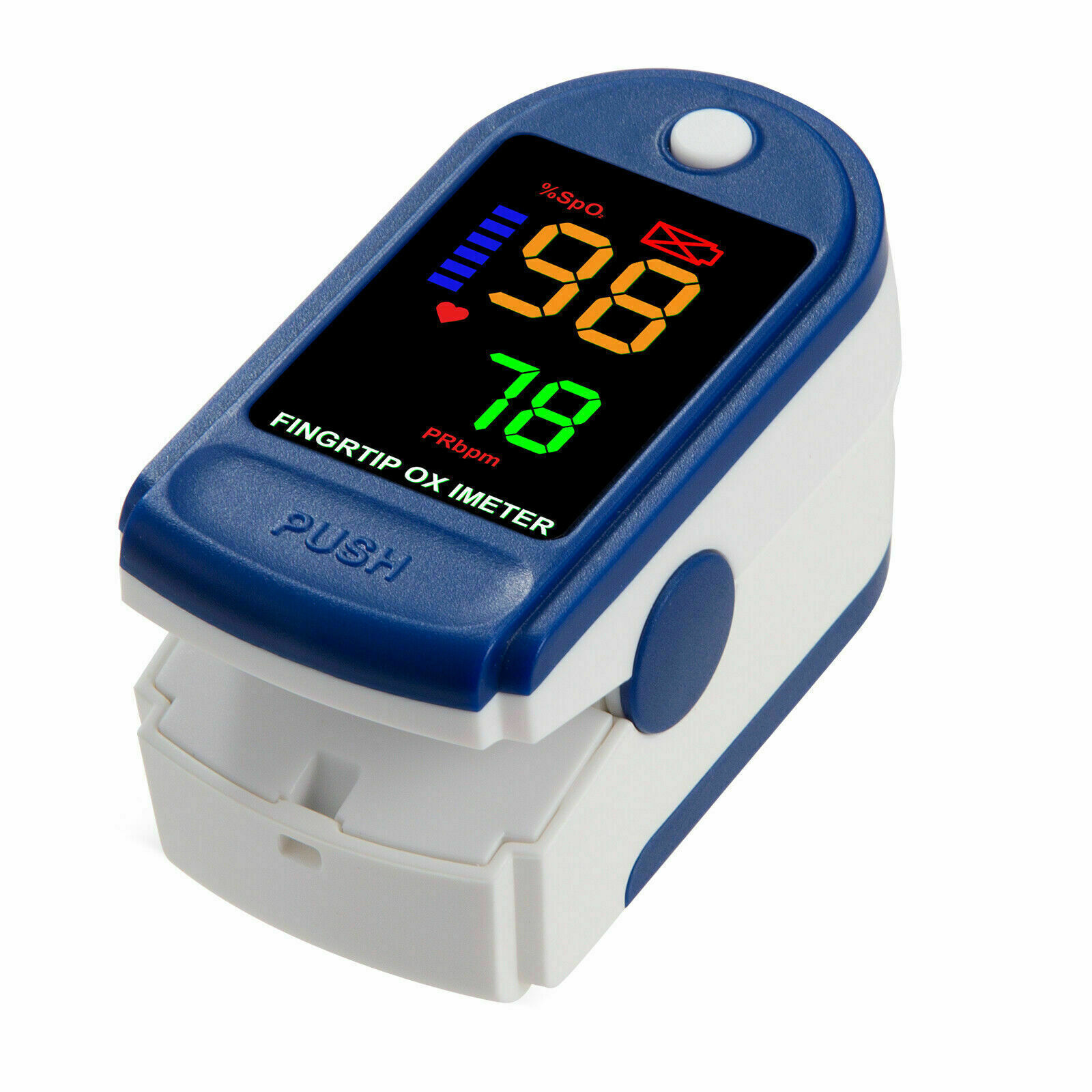 Finger Pulse Oximeter Blood Oxygen Sensor O2 SpO2 Monitor Heart Rate