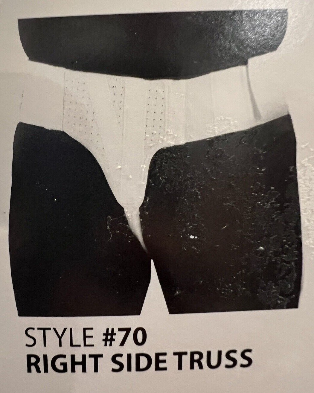 AT Surgical Hernia Support Truss, Slim Adjustable Straps- Left, Right, or Double
