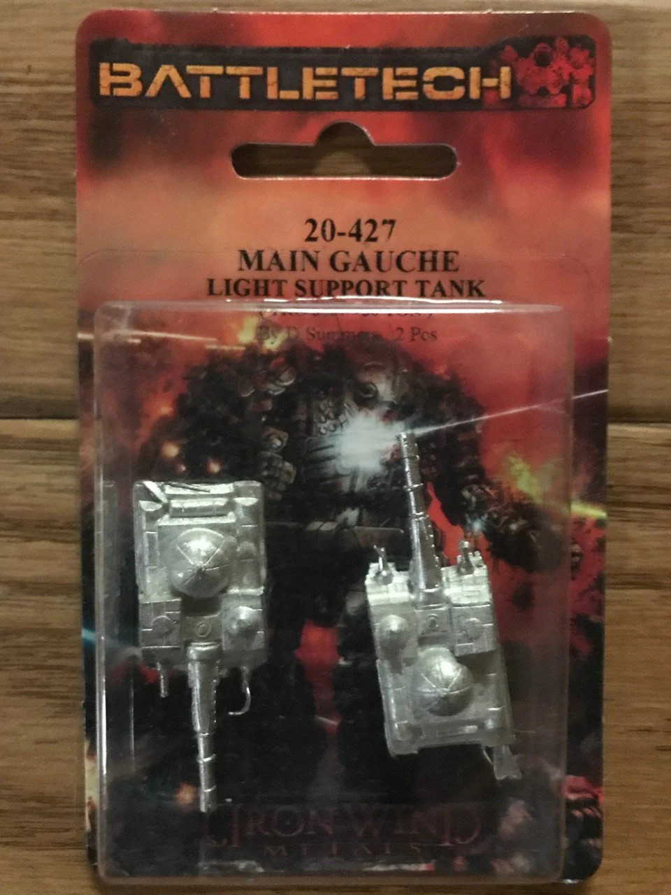 Battletech 20-427 Main Gauche Lt. Support Tank (2) (*See Per Order Flat Rate Shi