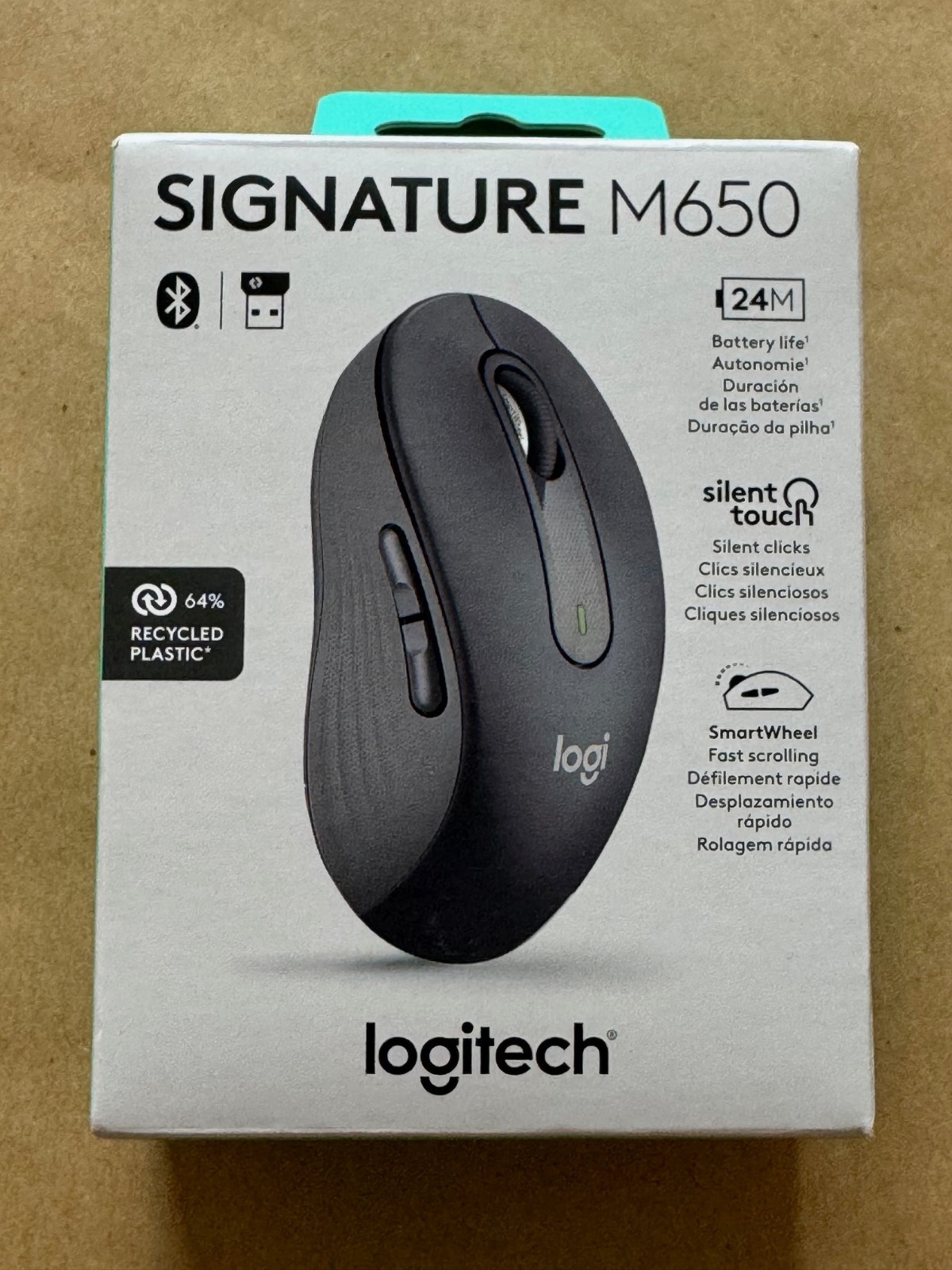 NEW LOGITECH SIGNATURE M650 WIRELESS MOUSE 910-006250 GRAPHITE FAST FREE SHIPPIN