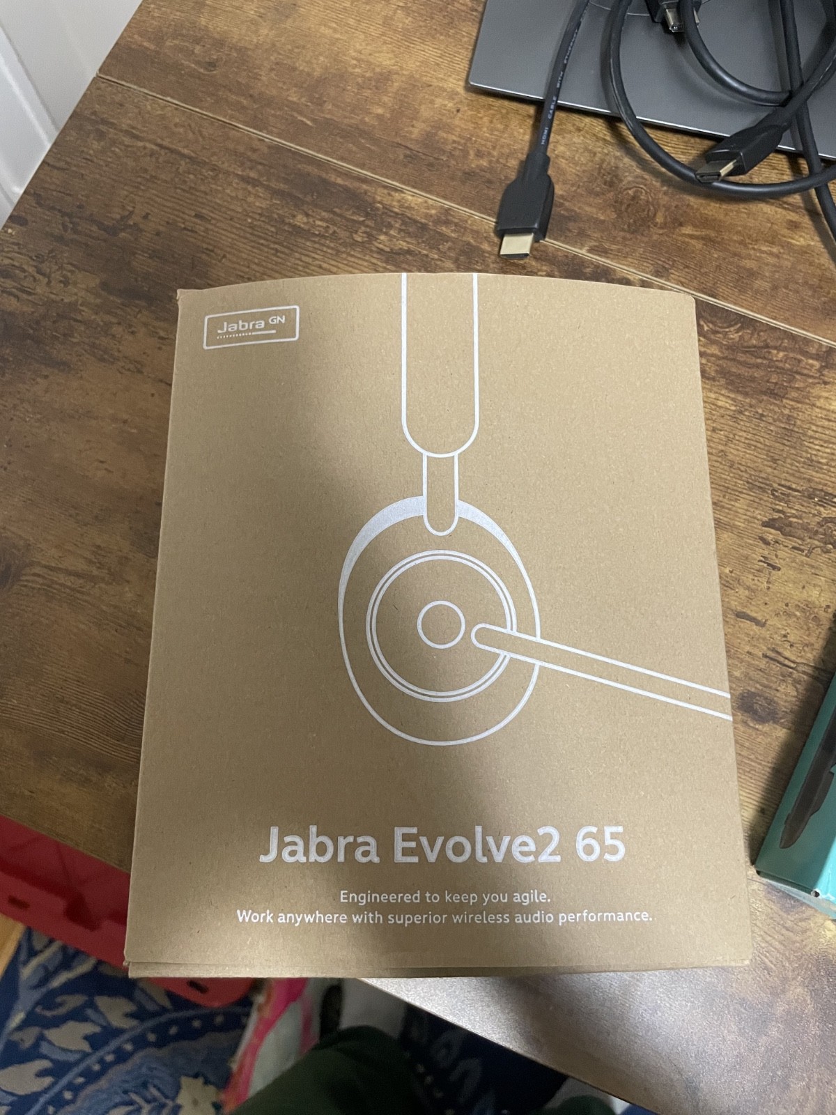 Jabra Evolve2 65 Stereo Wireless Headset (MS Teams, USB-A) - Black