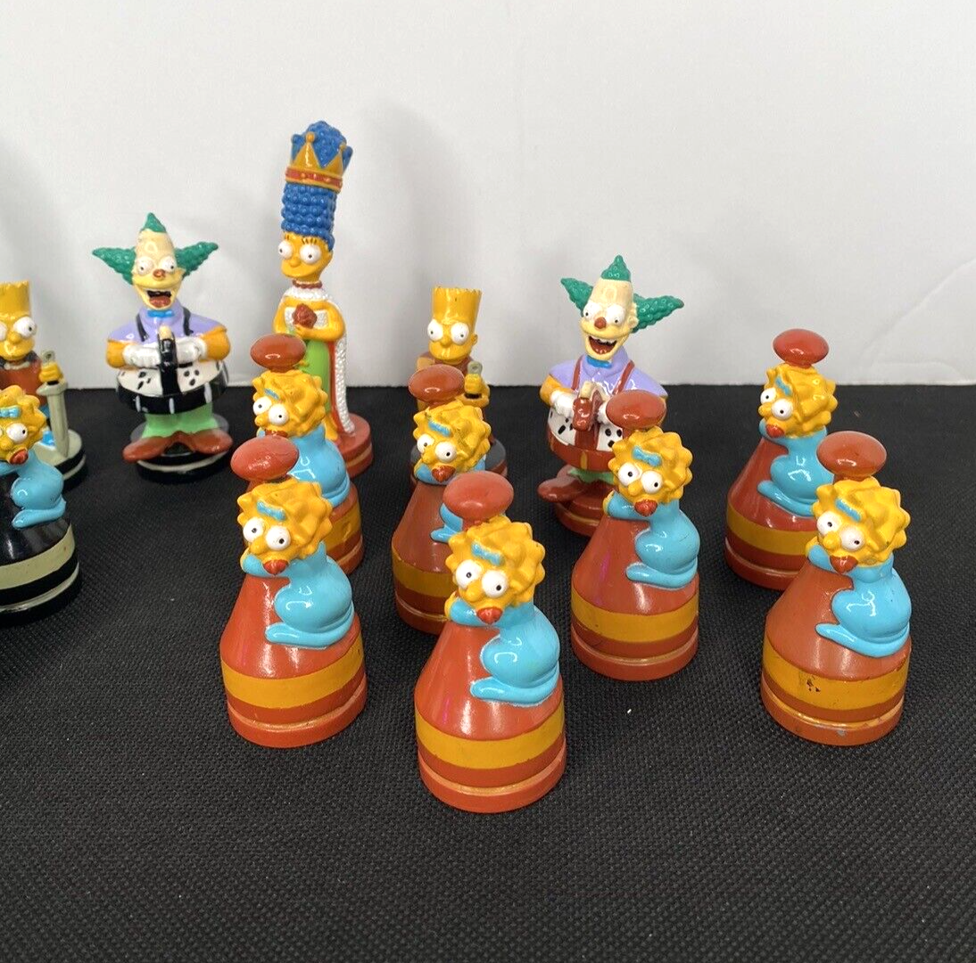The Simpsons 3D Chess Replacement Pieces 2002 - You Choose